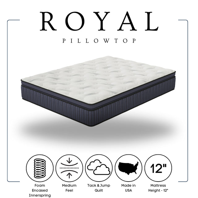 ROYAL ULTRA PLUSH 12" HYBRID - Twin, Full, Queen, King