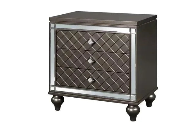 Stars Charcoal - 5PC Bedroom Set Queen or King