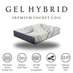GEL HYBRID - 12.5" Hybrid - Full, Queen, King **GREAT VALUE**