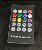 Lorenzo Black Platform Bed (w/ LED LIGHTS & BLUETOOTH SPEAKERS) - Queen, King