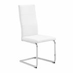 D201 White - Glass Table + 6 Chairs **NEW ARRIVAL**