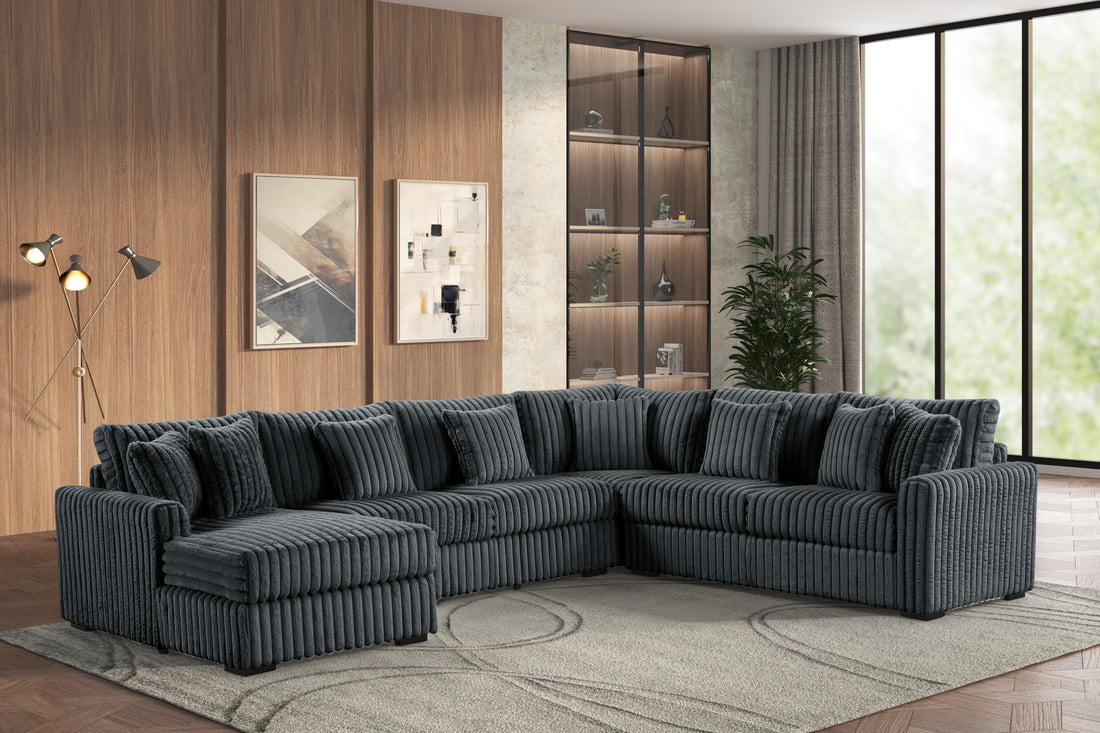Solana Charcoal Sectional
