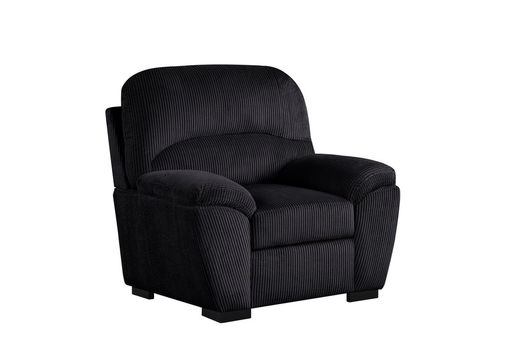 Tiffany10 Black - 2PC or 3PC Living Room