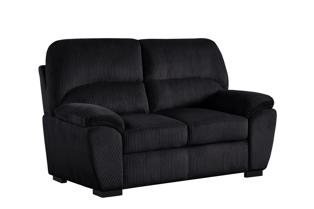 Tiffany10 Black - 2PC or 3PC Living Room
