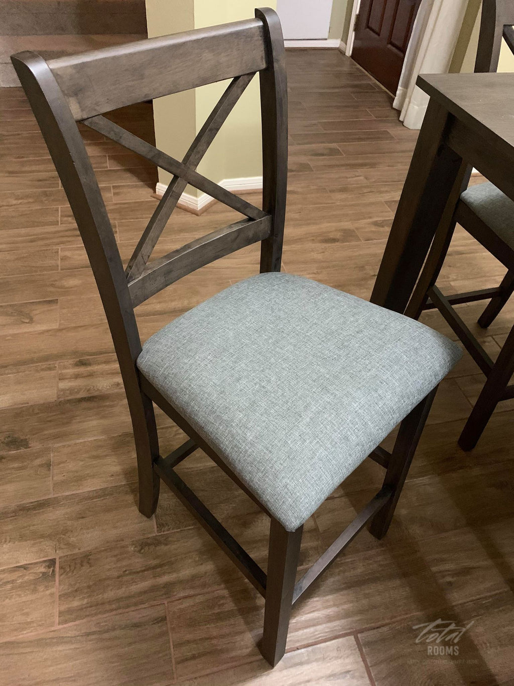 Tahoe Collection 5pc Grey Pub Table & Chairs