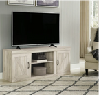 Whitewash TV Stand 60"L