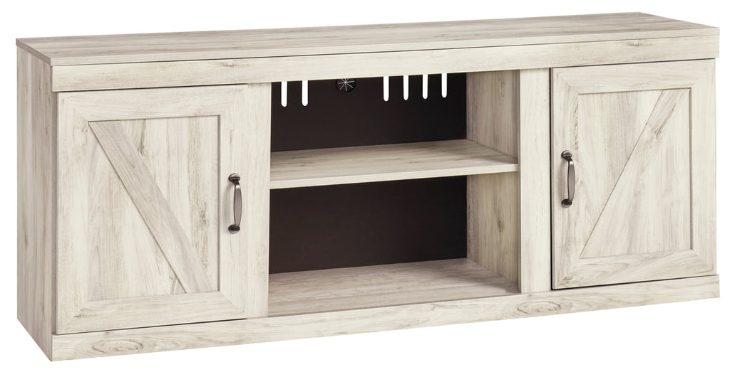 Whitewash TV Stand 60"L